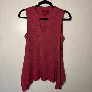 Jennifer Lopez Red Sleeveless Tank Top